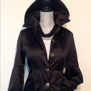 Esprit Black Jacket/Coat size L (8-10)